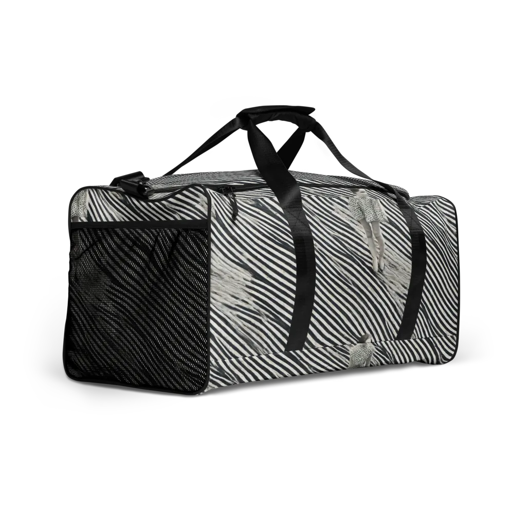 Zebra Chambre on Duffle Bag — Right Front