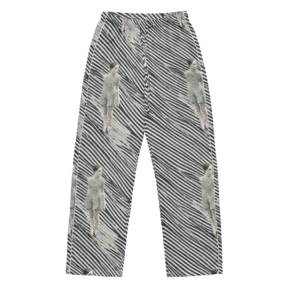 Zebra Chambre on Women's Pajama Pants — Front