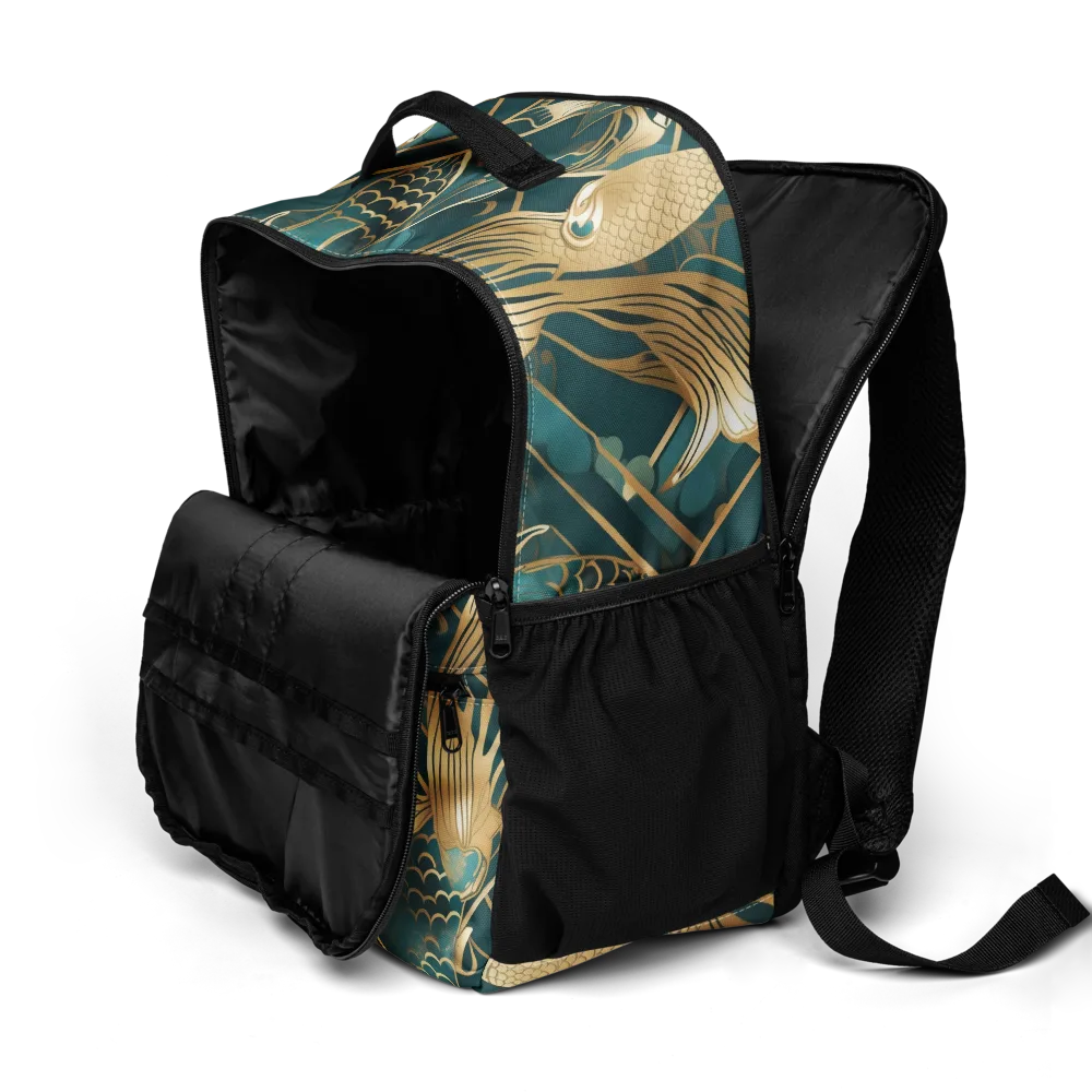 Teal Dynasty on Utility Backpack — Product details 2