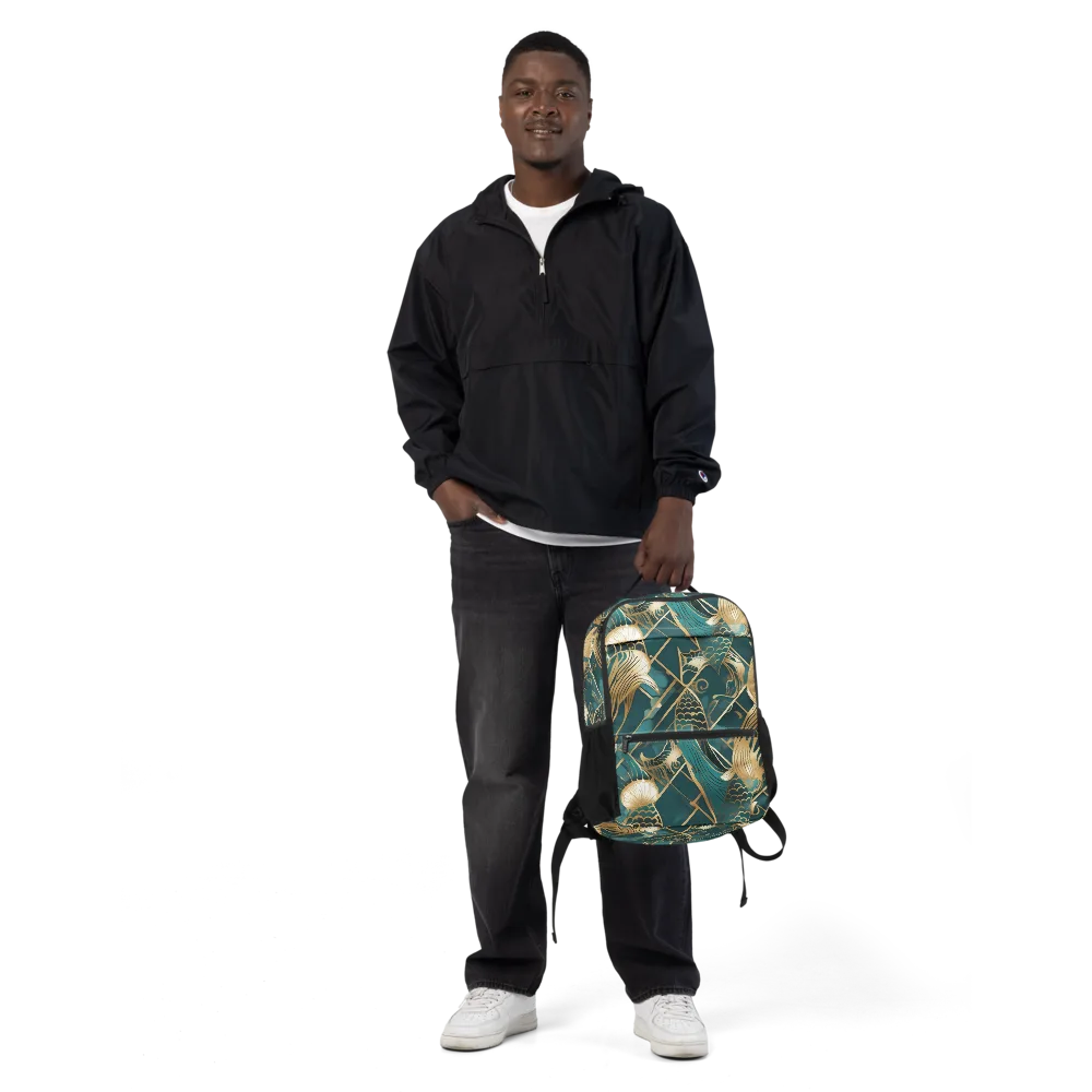 Teal Dynasty on Utility Backpack — Front