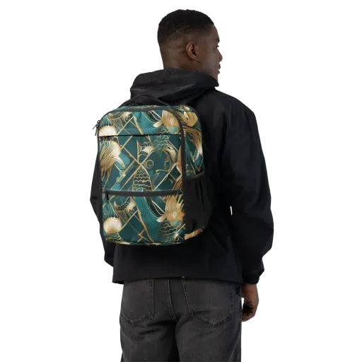 Teal Dynasty on a Utility Backpack
