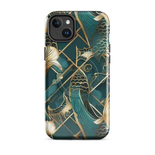 Teal Dynasty on a MagSafe Tough Case for iPhone®