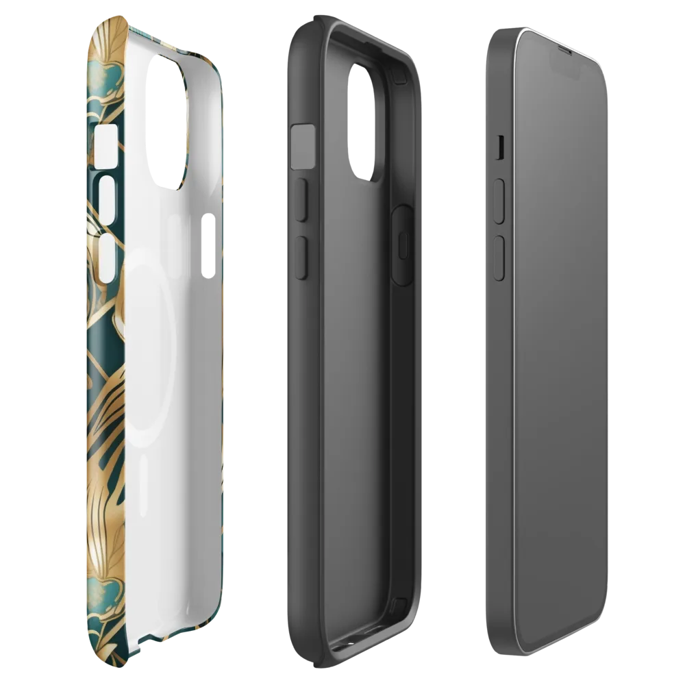 Teal Dynasty on MagSafe Tough Case for iPhone® — Front