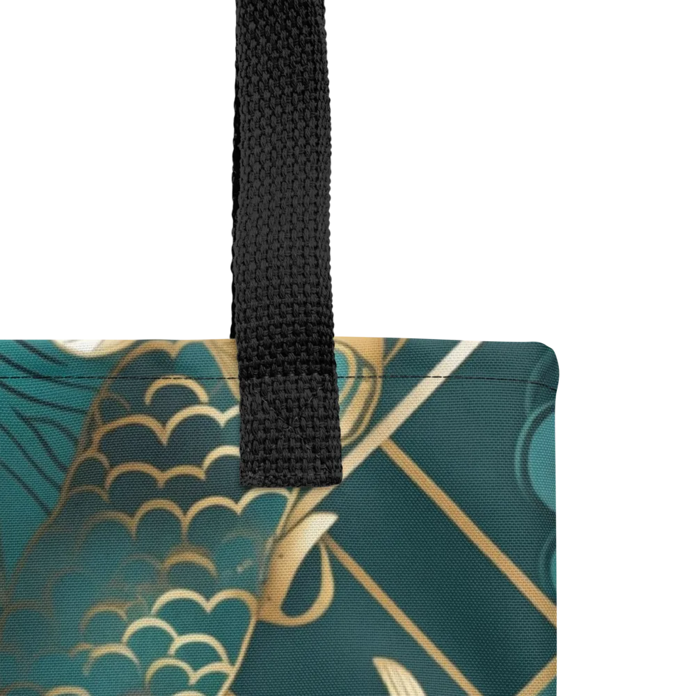 Teal Dynasty on Tote Bag — Product details
