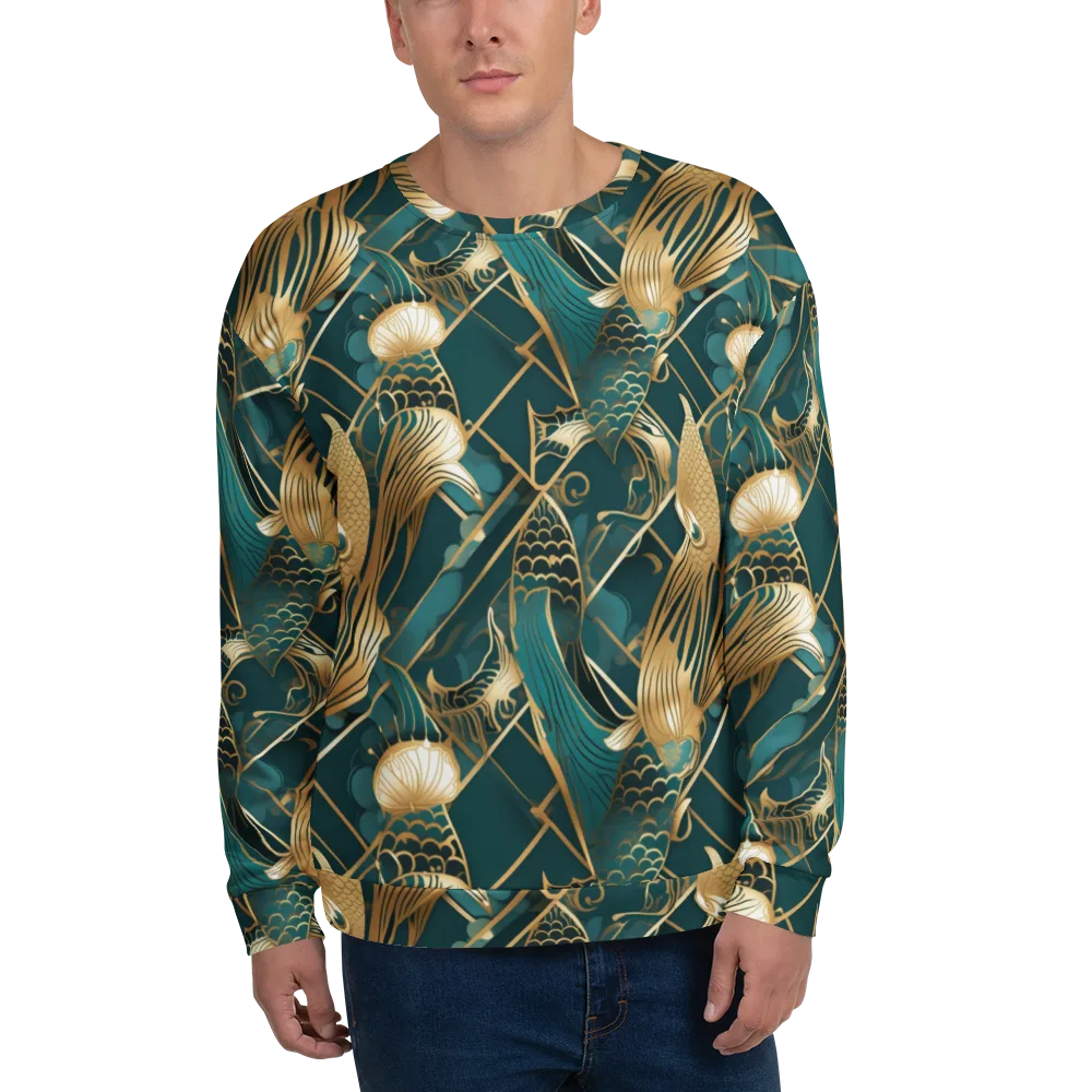 Teal Dynasty on Sweatshirt — Front