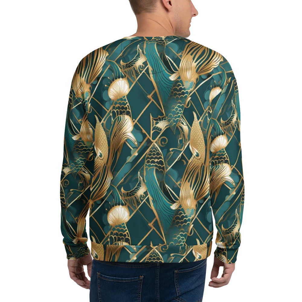 Teal Dynasty on Sweatshirt — Back