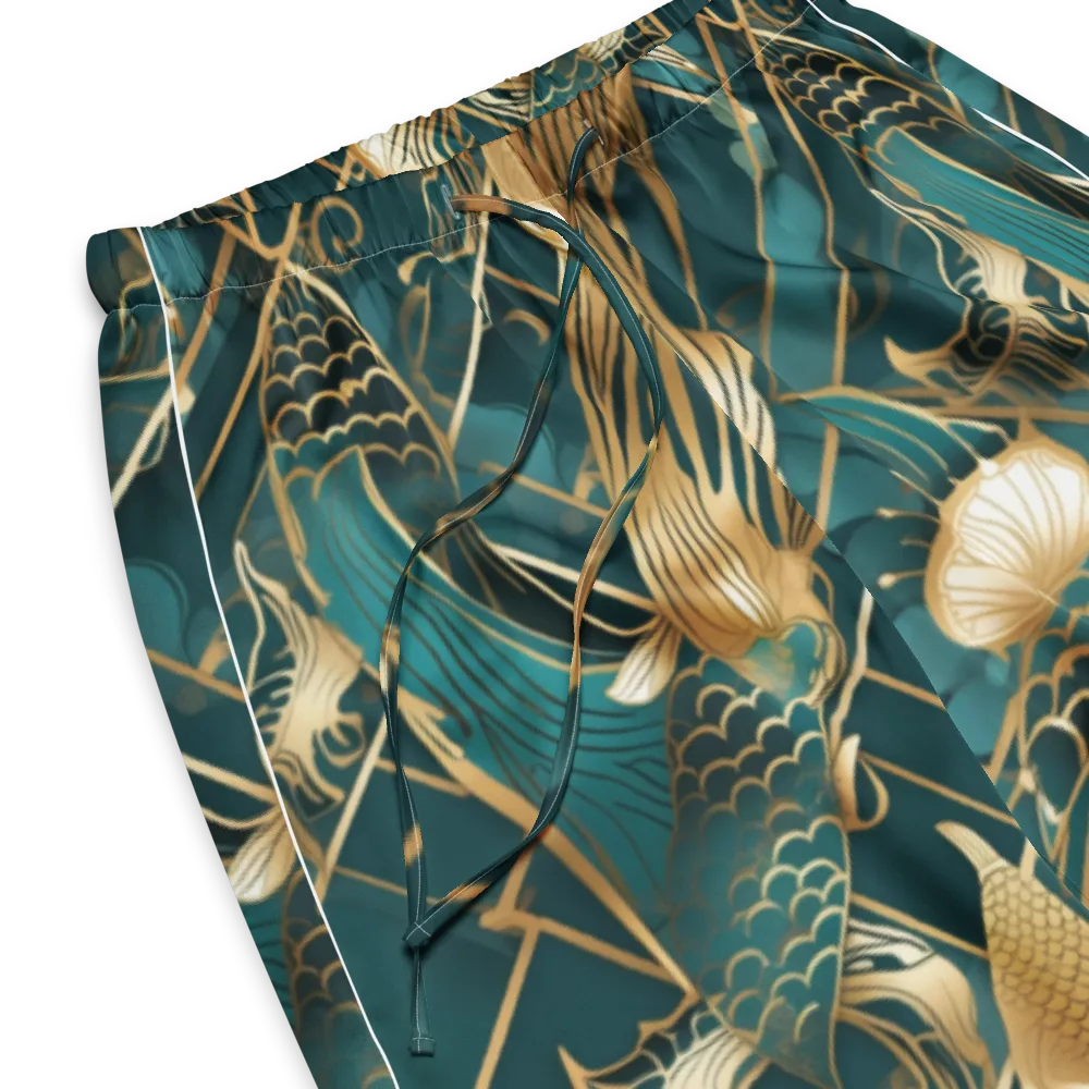 Teal Dynasty on Women's Pajama Pants — Product details