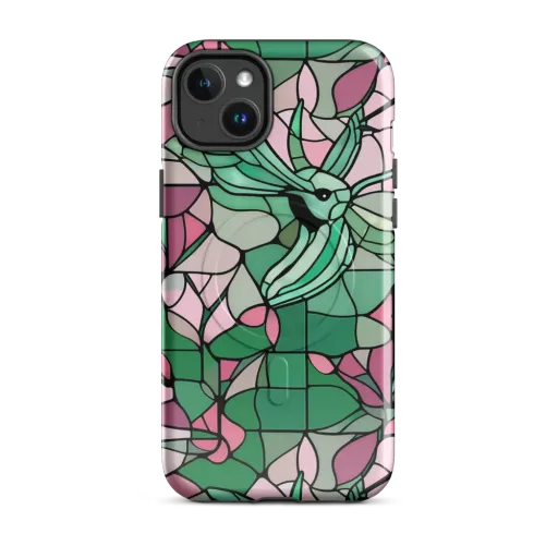 Jade Hummingbird on a MagSafe Tough Case for iPhone®