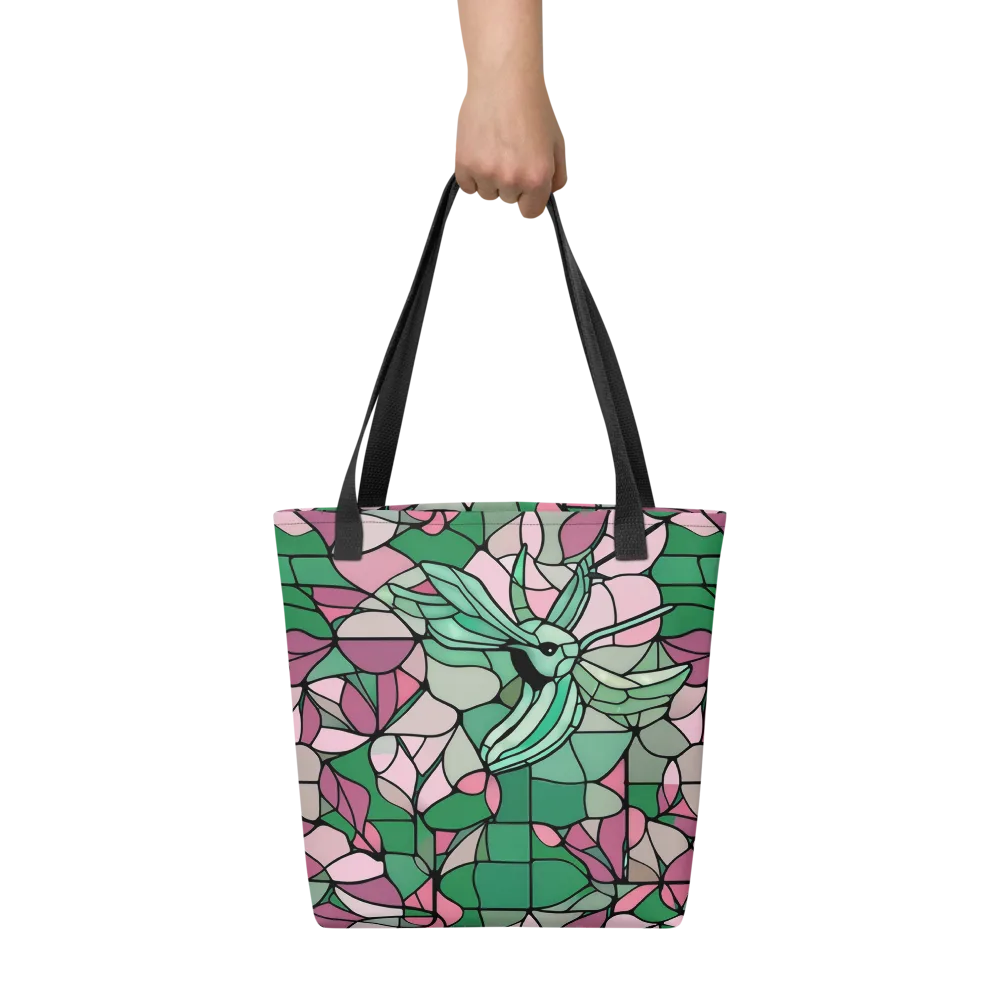 Jade Hummingbird on Tote Bag — Front