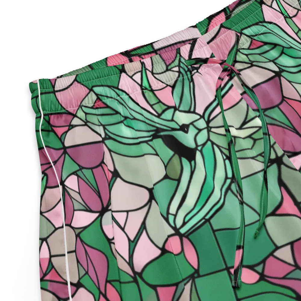 Jade Hummingbird on Women's Pajama Shorts — Product details