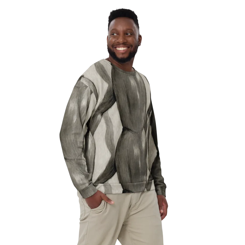 Charcoal Petal on Sweatshirt — Front