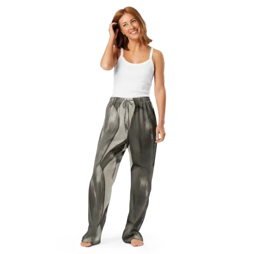Charcoal Petal on a Women's Pajama Pants