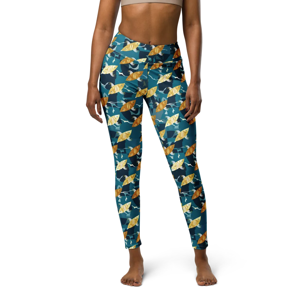 Amber Shoal on Yoga Leggings — Front