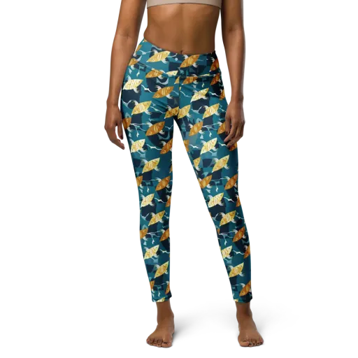 Amber Shoal on a Yoga Leggings