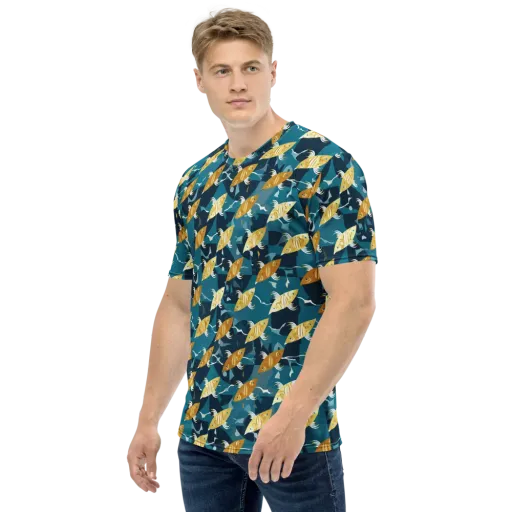Amber Shoal on a Men's Crew Neck T-Shirt