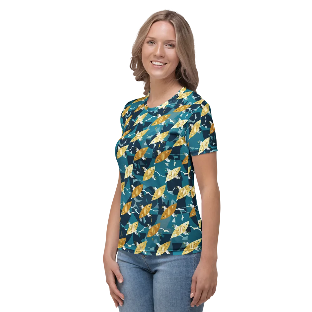 Amber Shoal on Women's Crew Neck T-Shirt — Left