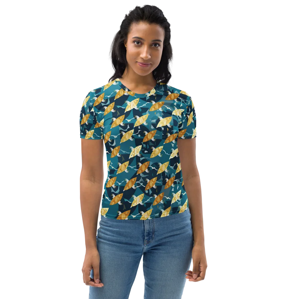 Amber Shoal on Women's Crew Neck T-Shirt — Front
