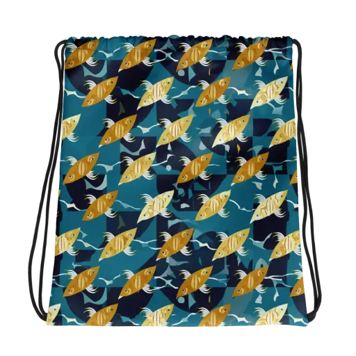 Amber Shoal on a Drawstring Bag