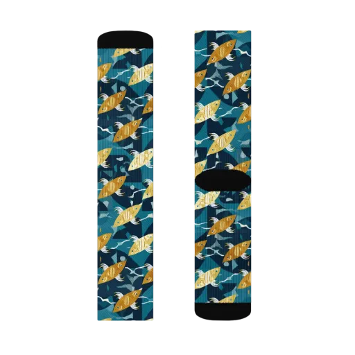 Amber Shoal on a Socks