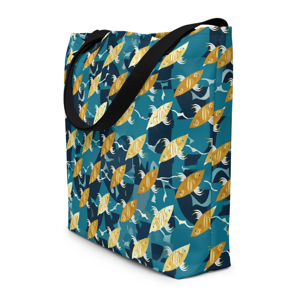 Amber Shoal on Large Tote Bag W/ Pocket — Front