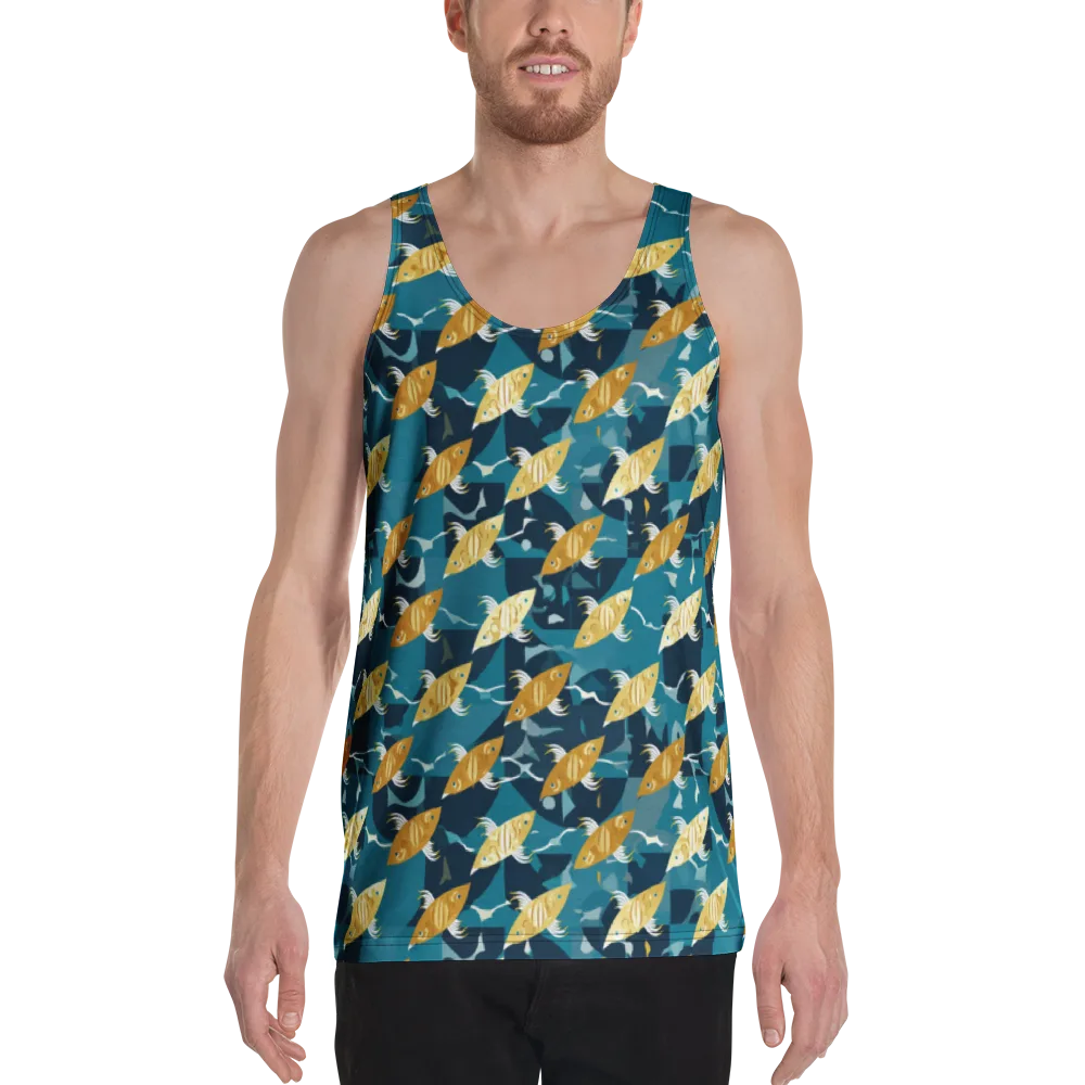 Amber Shoal on Men's Tank Top — Front