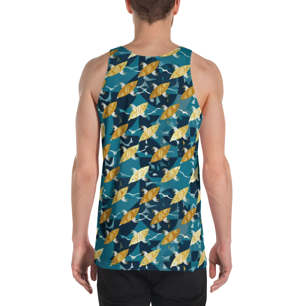 Amber Shoal on Men's Tank Top — Back
