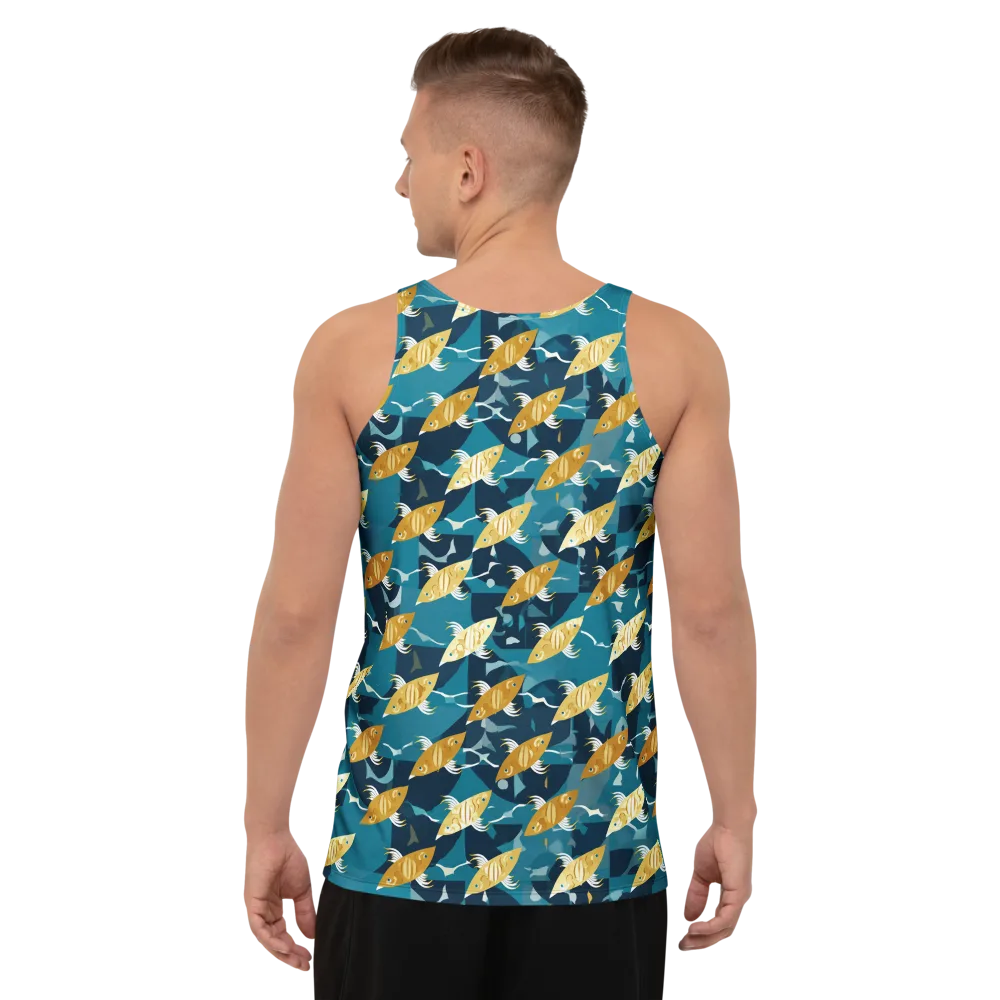 Amber Shoal on Men's Tank Top — Back