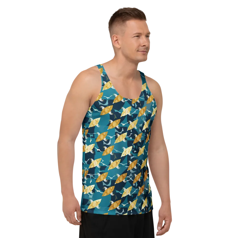 Amber Shoal on Men's Tank Top — Right Front