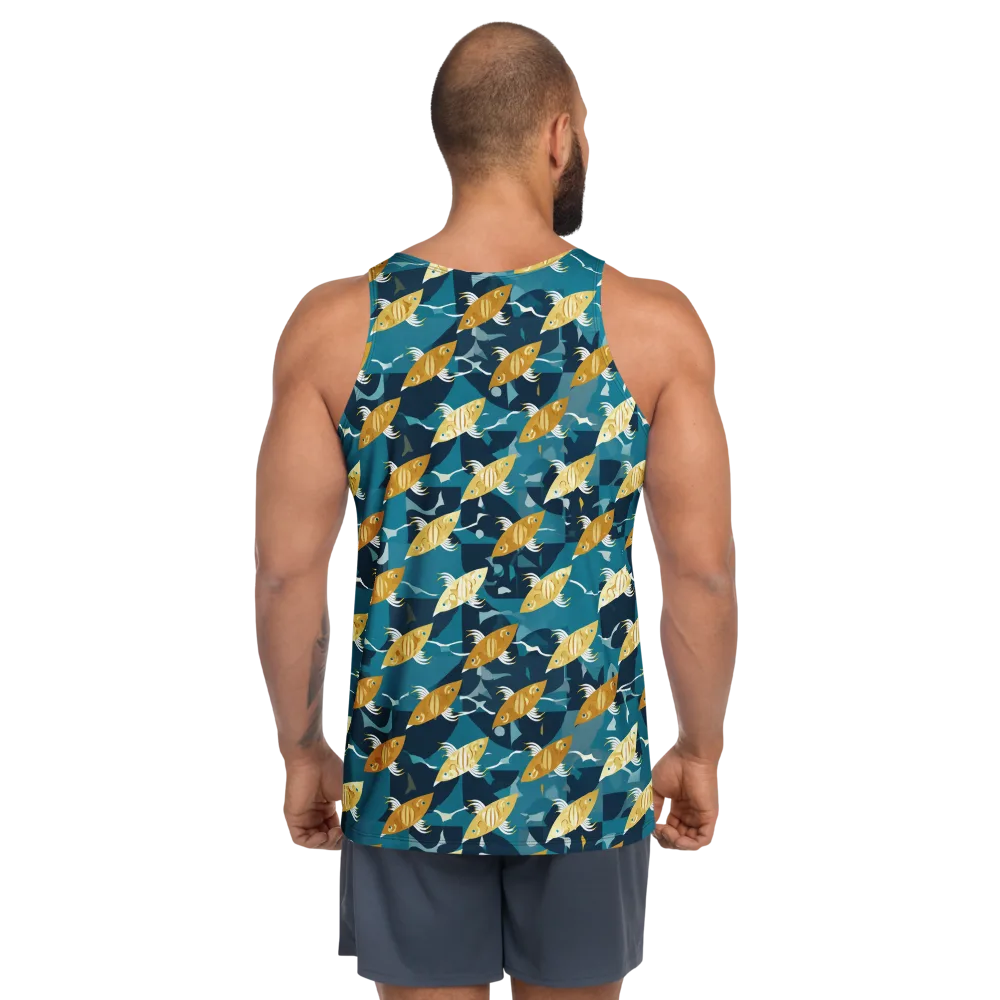 Amber Shoal on Men's Tank Top — Back