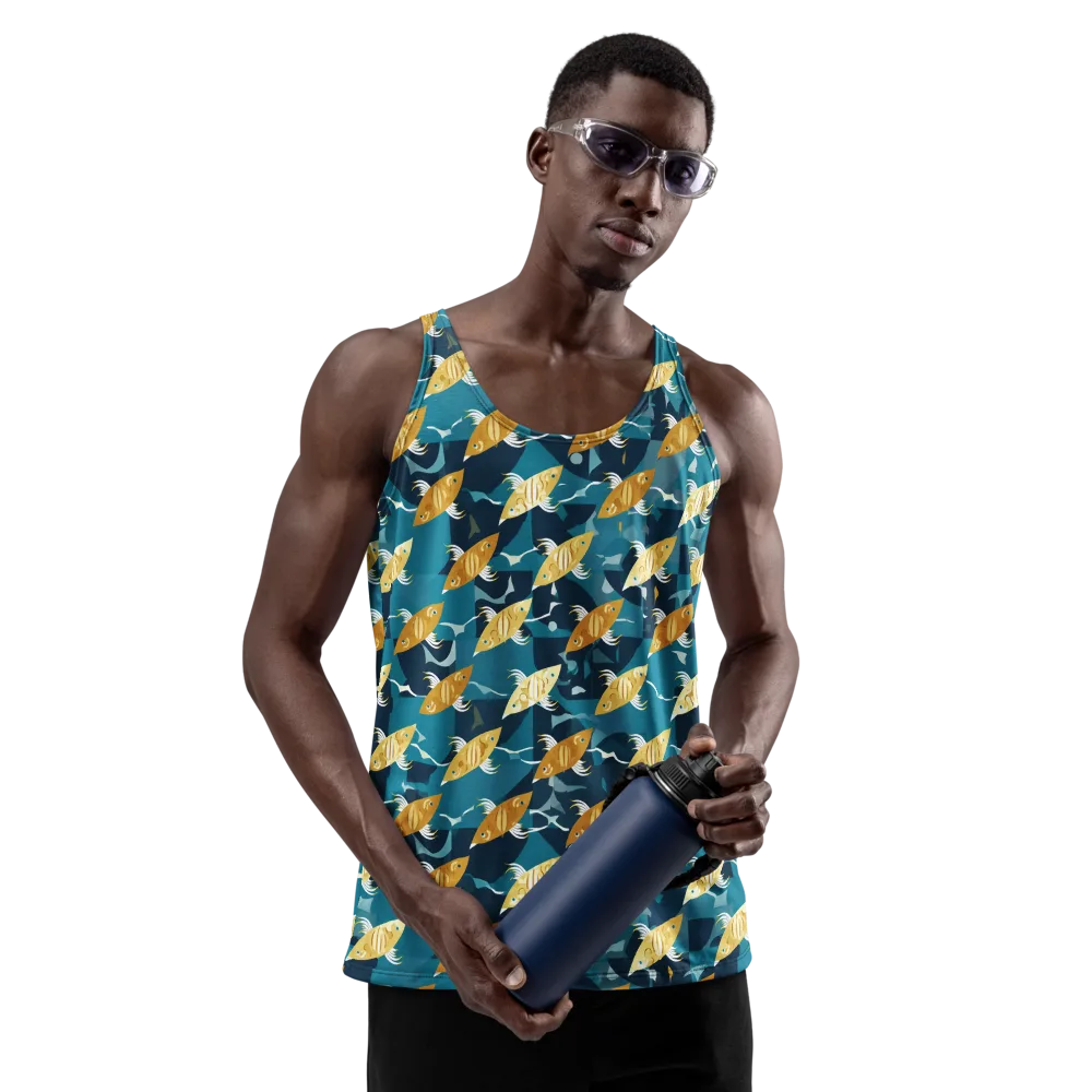 Amber Shoal on Men's Tank Top — Front
