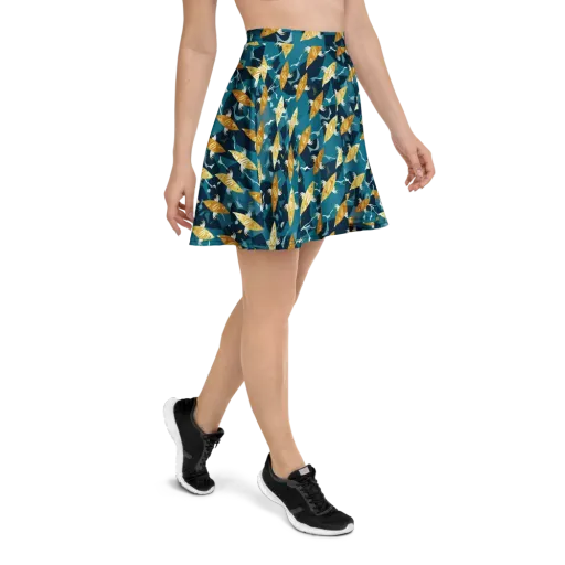 Amber Shoal on a Skater Skirt