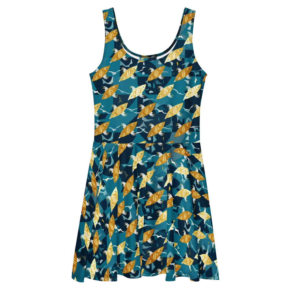 Amber Shoal on Skater Dress — Front