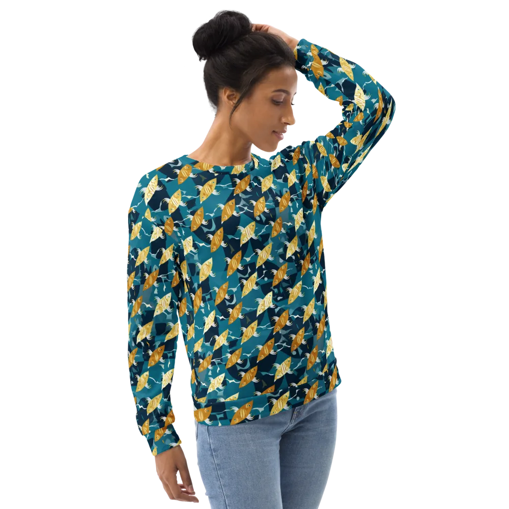 Amber Shoal on Sweatshirt — Right Front