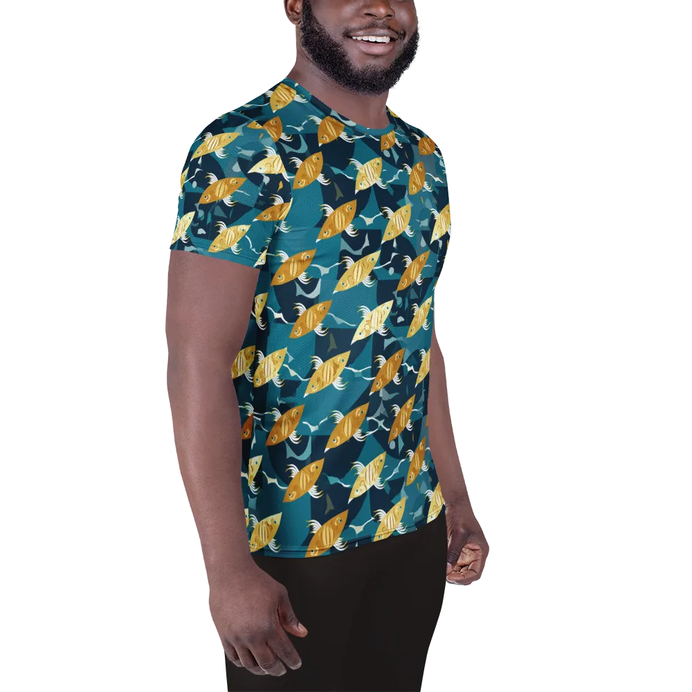 Amber Shoal on Men's Athletic T-Shirt — Right