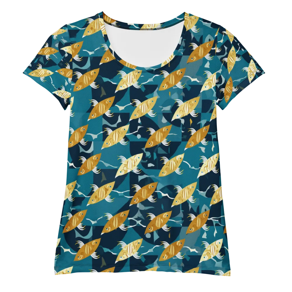 Amber Shoal on Women's Athletic T-Shirt — Front