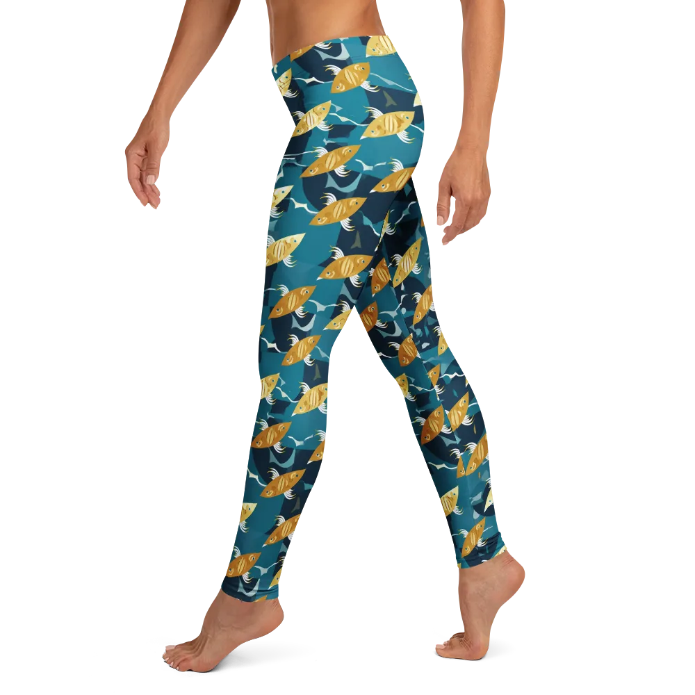 Amber Shoal on Leggings — Left