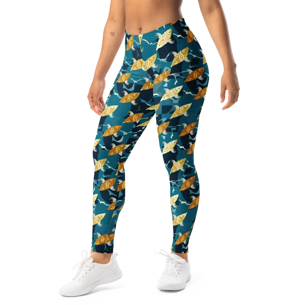 Amber Shoal on Leggings — Left Front