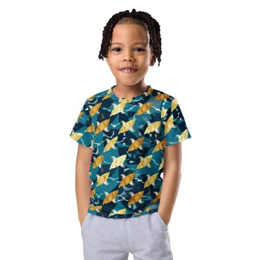 Amber Shoal on a Kids Crew Neck T-Shirt