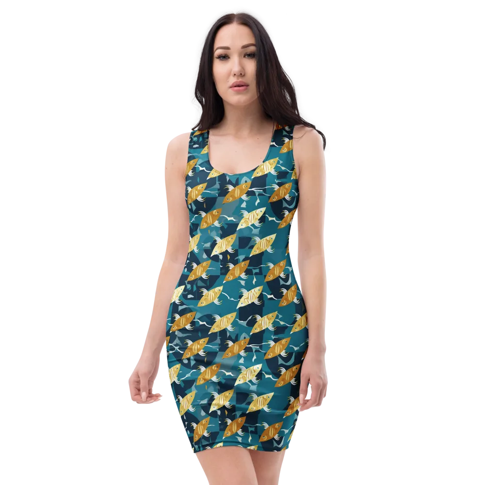 Amber Shoal on Bodycon Dress — Front
