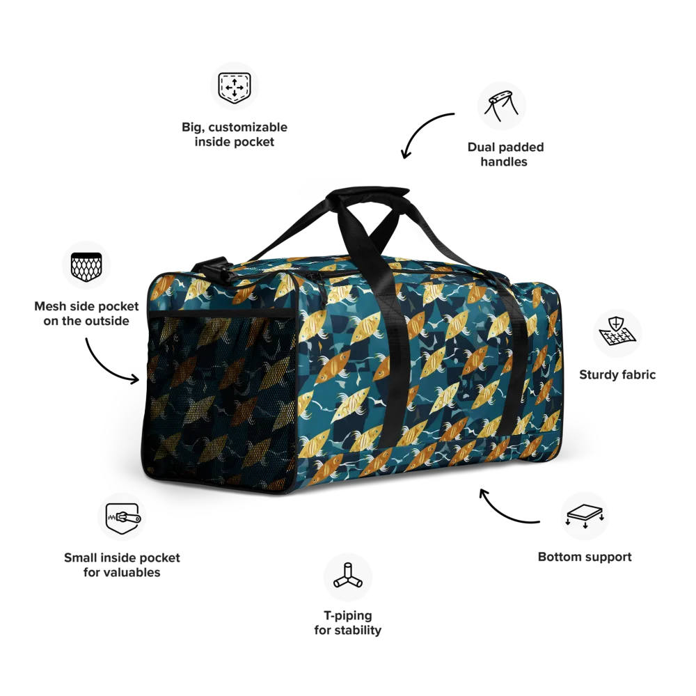 Amber Shoal on Duffle Bag — Right Front