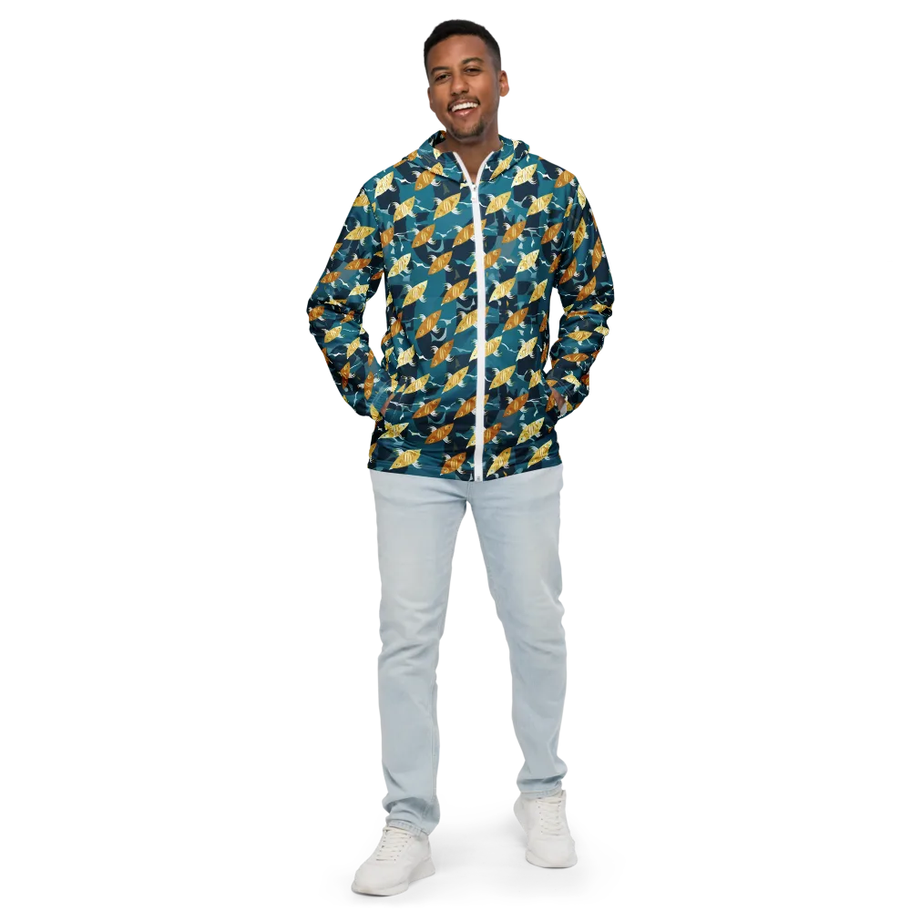 Amber Shoal on Men's Windbreaker — Front