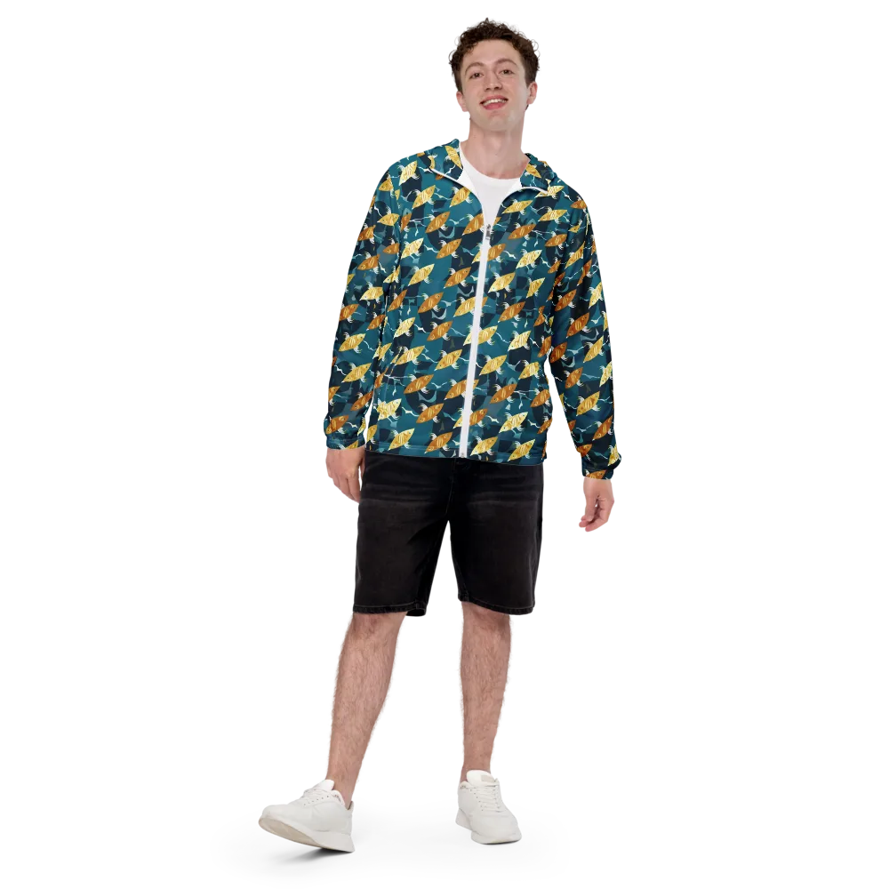 Amber Shoal on Men's Windbreaker — Front