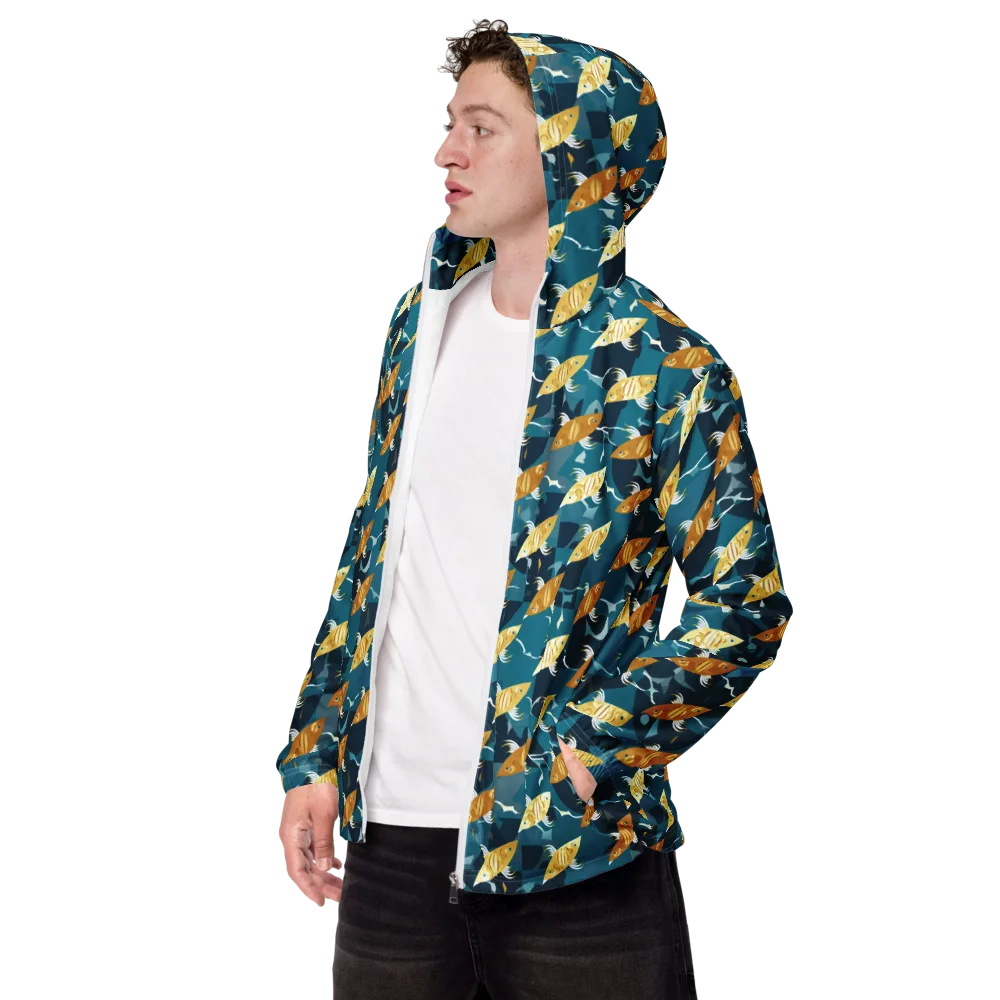 Amber Shoal on Men's Windbreaker — Left Front