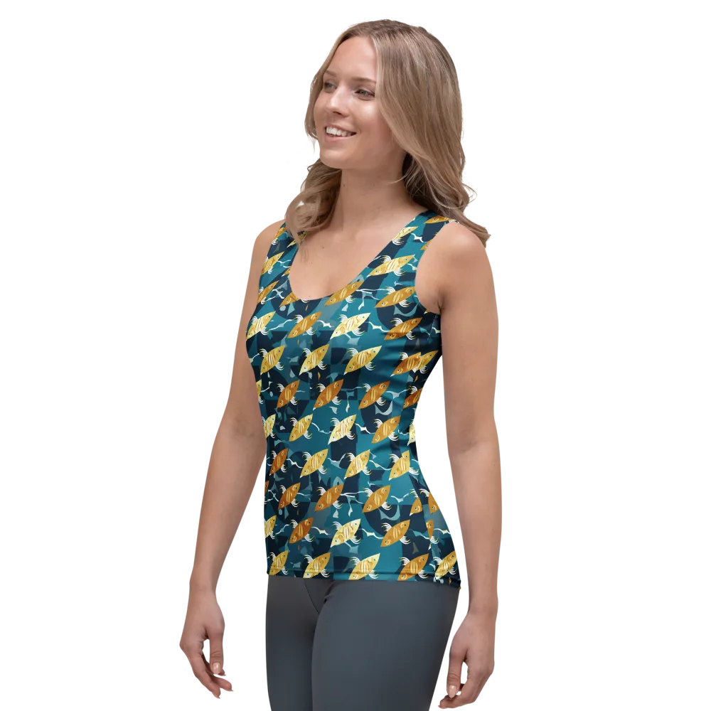 Amber Shoal on Women's Tank Top — Left Front