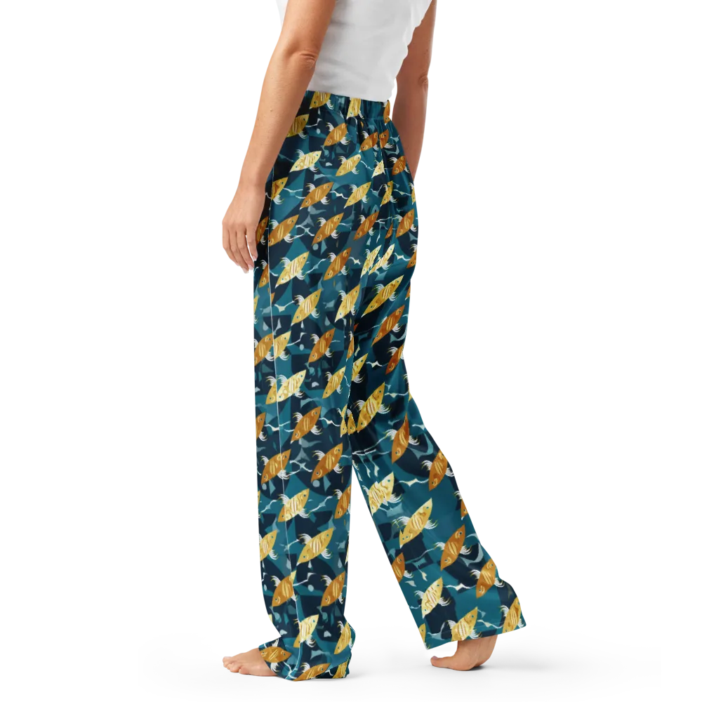Amber Shoal on Women's Pajama Pants — Left