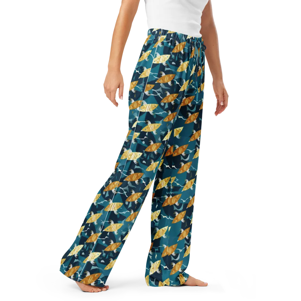 Amber Shoal on Women's Pajama Pants — Right Front