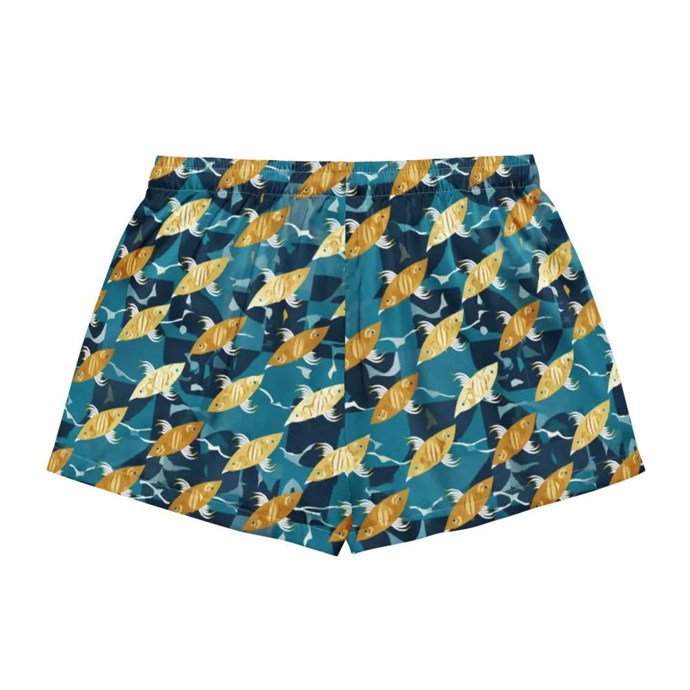 Amber Shoal on Women's Pajama Shorts — Back