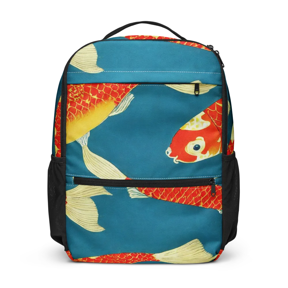 Teal Pond on Utility Backpack — Front