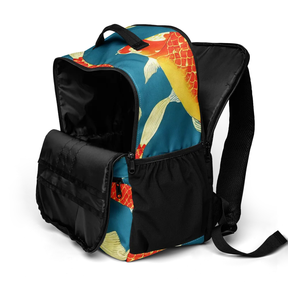Teal Pond on Utility Backpack — Product details 2