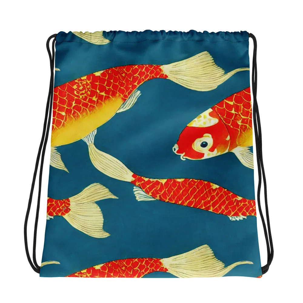 Teal Pond on Drawstring Bag — Photo
